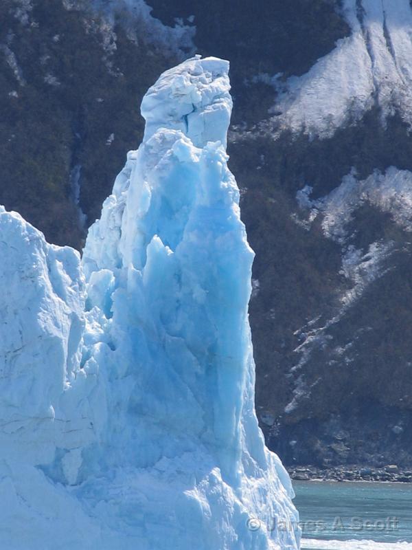 Hubbard Glacier 244.jpg - Standing Watch Hubbard Glacier 2009